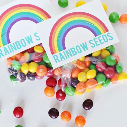 Rainbow Seeds for St. Patrick's Day