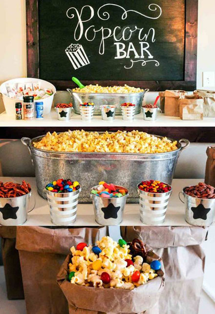 Snip-its Movie Night Popcorn Bar