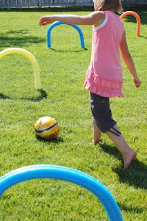 Snip-its Pool Noodle Obstacle Course