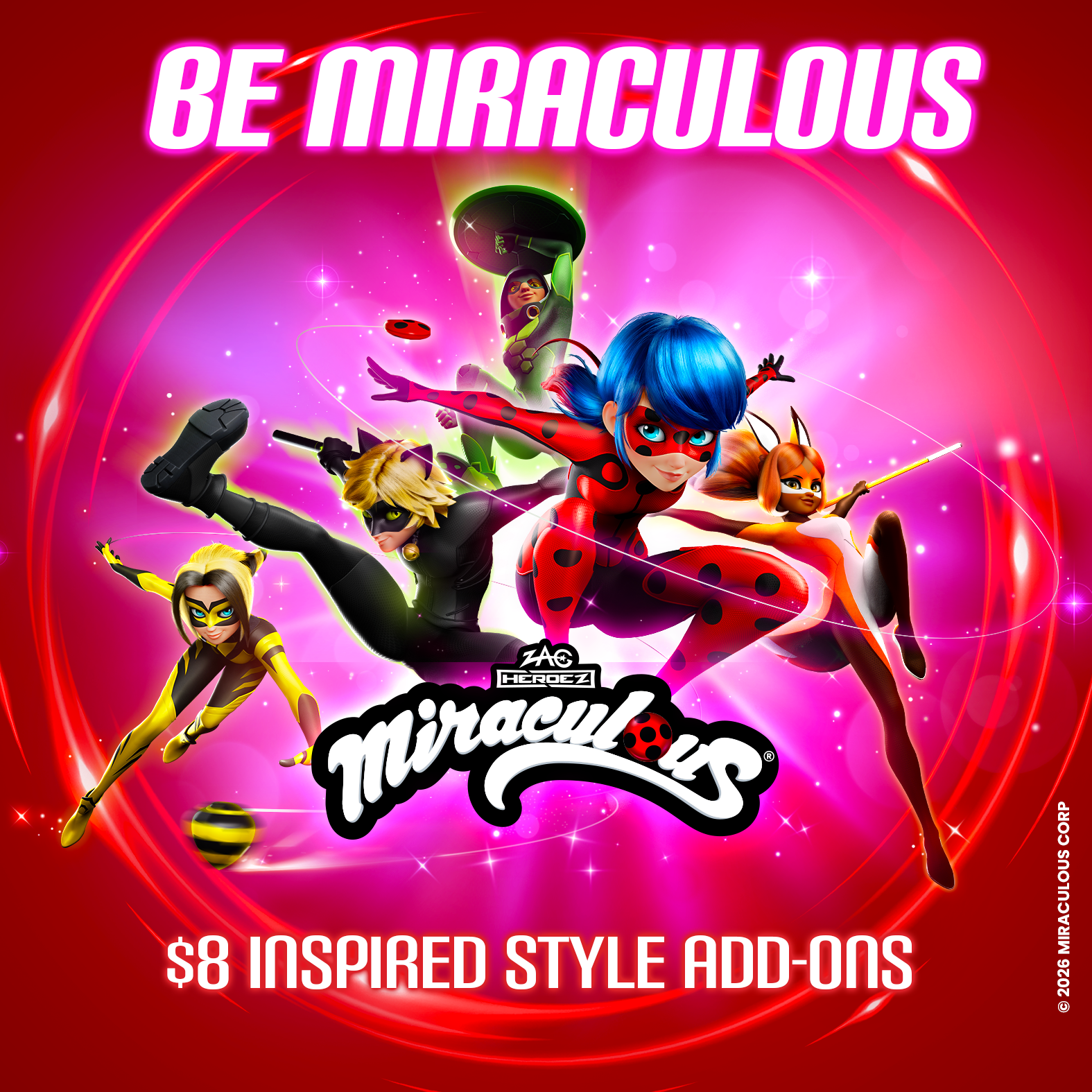 Be Miraculous
$8 inspired style add-ons